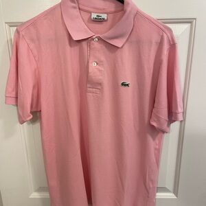 Lacoste Men’s polo Size 4 FR pink!